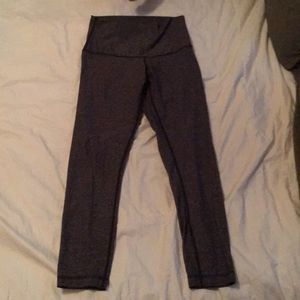 Grey long lulu leggings